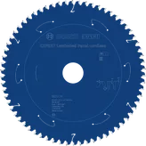 Bosch EXPERT Laminated Panel cordless circular saw blade, 210 mm diameter.