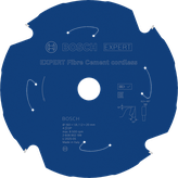 Bosch EXPERT Fibre Cement cordless circular saw blade, 160mm 4 teeth.