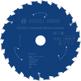 Bosch EXPERT Construct Wood cordless circular saw blade, 160 mm diameter.