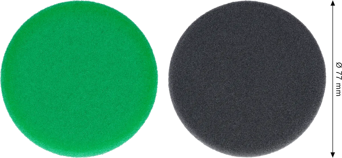 Bosch Polishing Sponge Set 77 mm for finish and cut.