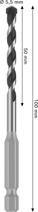 Bosch PRO HEX-5 drill bit 5.5x50x100 mm.