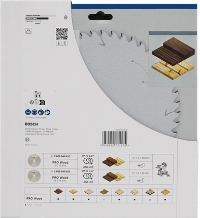 Bosch PRO Wood Circular Saw Blade 216 mm 3 pcs pack.