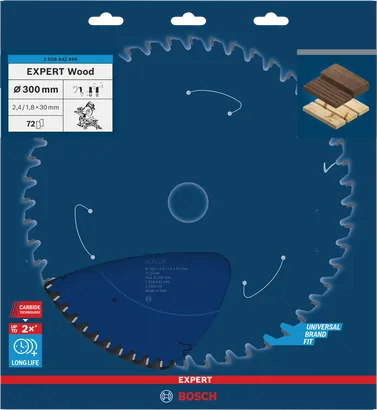 Bosch EXPERT Wood 300 mm circular saw blade T72.