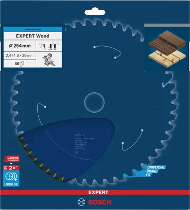 Bosch EXPERT Wood circular saw blade 254×30 mm.