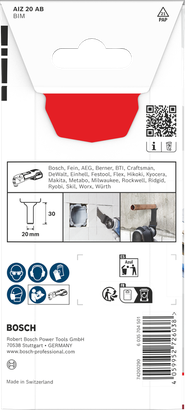 Bosch multi material cutting blade AIZ 20 AB 20×30 mm.