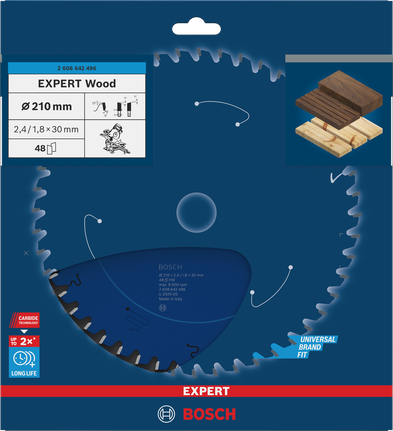 Bosch EXPERT Wood circular saw blade 210×30 mm T48.