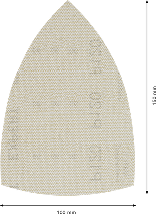 Bosch EXPERT M480 Sanding Net 100x150mm G120 sheet.