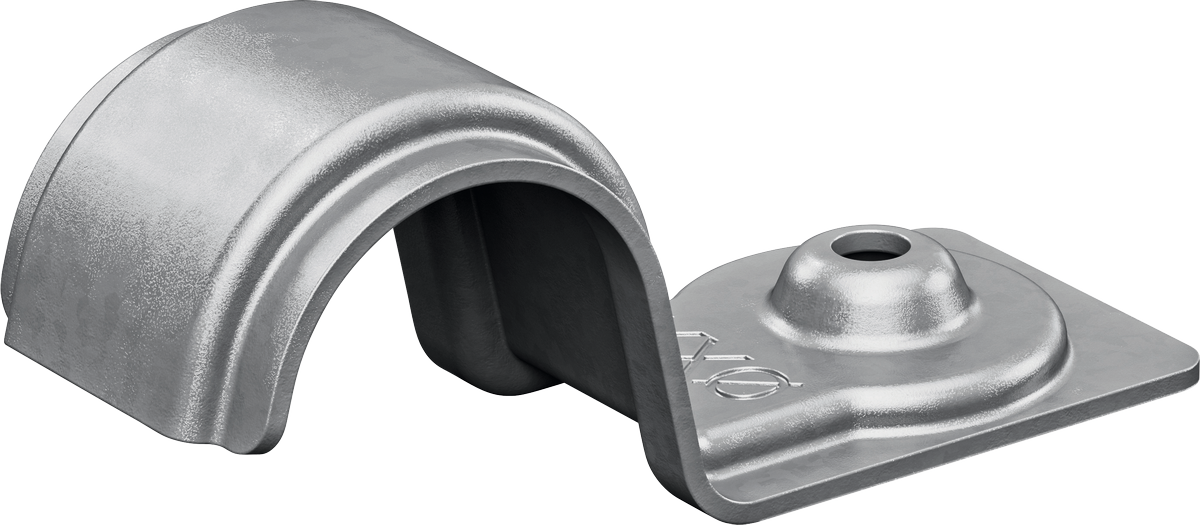 Bosch conduit clamp for securing electrical conduit.