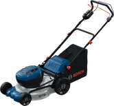 Bosch GRA18V2-46SP cordless lawn mower.