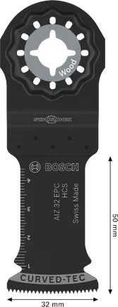 Bosch wood cutting blade AIZ 32 EPC Starlock 32x50 mm.