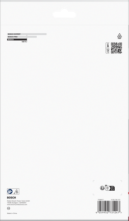 Bosch fleece vacuum cleaner bag packaging.