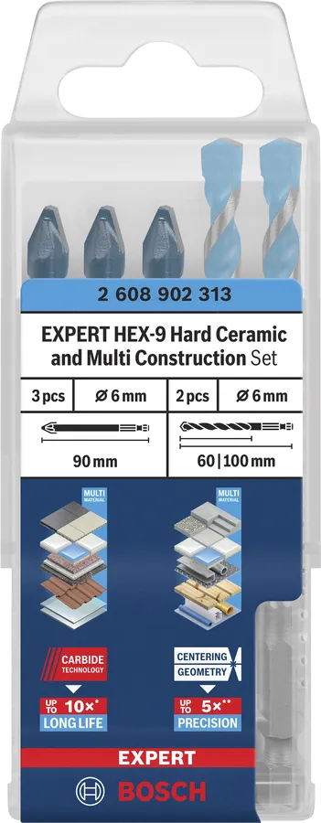 EXPERT HEX-9 Hard Ceramic and Multi Construction Set