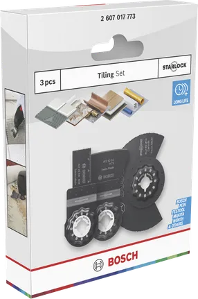Bosch tiling blade set 3 pcs.