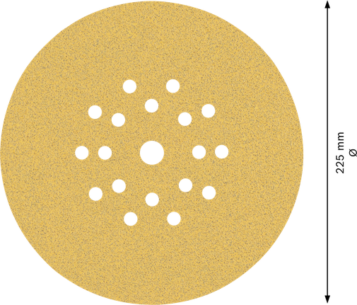 Bosch EXPERT C470 sandpaper disc 225 mm, 80 grit.