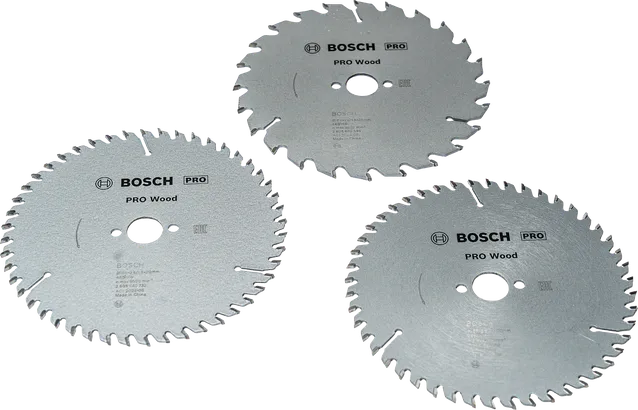 Bosch PRO Wood Circular Saw Blade 160 mm 3 pack.