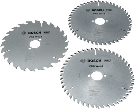 Bosch PRO Wood Circular Saw Blade 190 mm 3 pack.