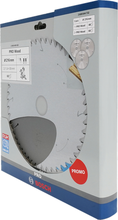 Bosch PRO Wood circular saw blade 216 mm 3 pcs pack.