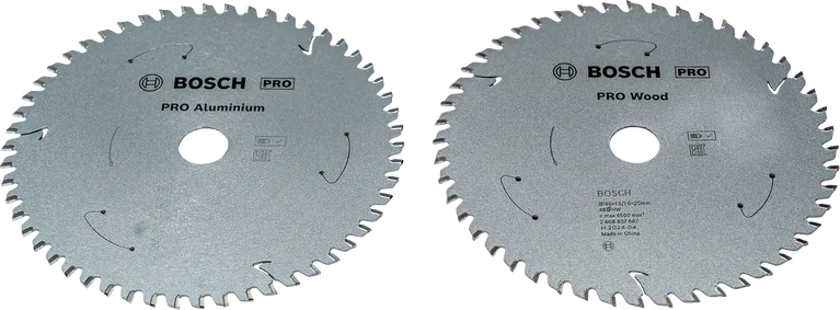 Bosch PRO Wood & Aluminium Circular Saw Blade 165 mm 2 pack.