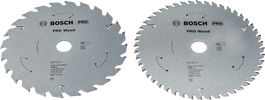 Bosch PRO Wood Circular Saw Blade 165 mm 2 pack.