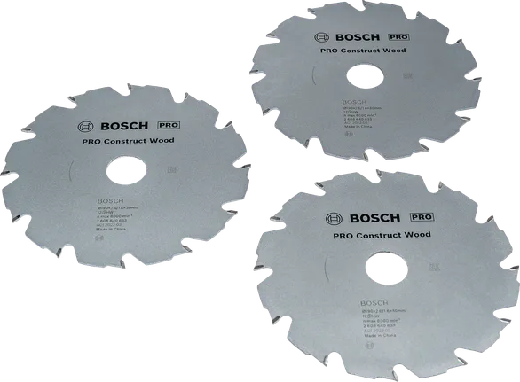 Bosch PRO Construct Wood Circular Saw Blade 190 mm 3 pack.