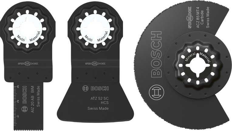 Bosch Tiling Blade Set 3 pcs for multi material cutting.