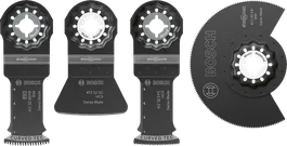 Bosch Flooring and Fitting Set, 4 piece multi-tool blades.