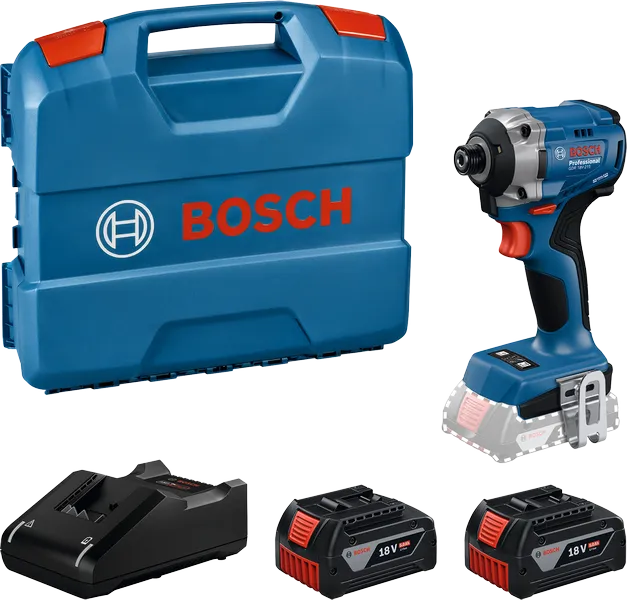 Bosch GDR 18V-215 cordless impact driver set.