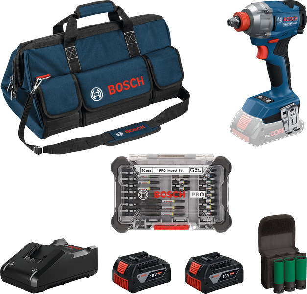Bosch cordless tool set.