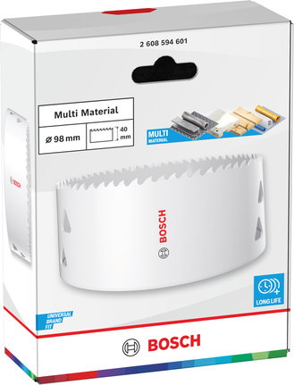 Bosch Multi Material Threaded Hole Saw 98 x 40 mm.