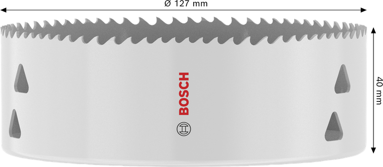 Bosch Multi Material Threaded Hole Saw 127x40 mm.