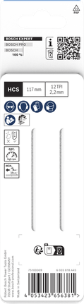 Bosch EXPERT Wood 2-side clean T308BOP jigsaw blade 2-pack.