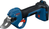 Bosch GGP18V-32 cordless pruner with ergonomic handle.