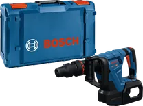 Bosch GSH 18V-5 cordless demolition hammer with case.