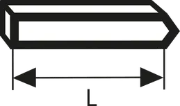 Bosch pin type 40, 16 mm length accessory.