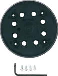 Bosch PRO Sanding Pad medium-hard 125 mm with screws and hex key.