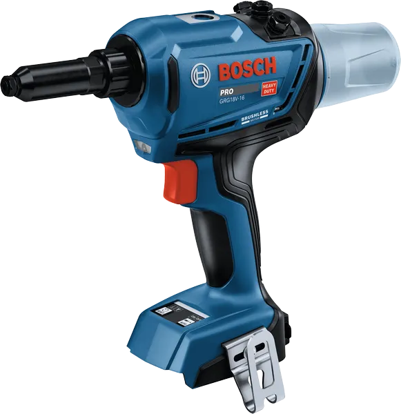 Bosch GRG18V-16 cordless rivet gun.