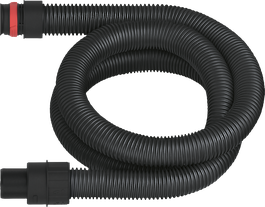 Bosch suction hose 3.1 m Ø35 mm for dust extraction.