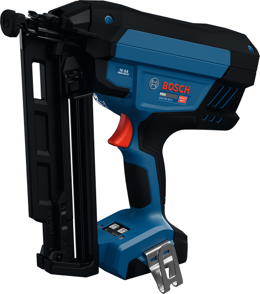 Bosch GNH18V-64-3 cordless 16 gauge finish nailer.