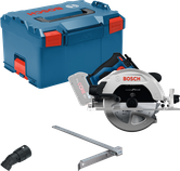 Bosch GKS18V-68-2 cordless circular saw kit.