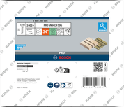 Bosch PRO SN34CH 50G 34° clipped head strip nails for wood.