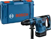 Bosch GBH18V-36 rotary hammer with carrying case.