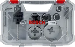 Bosch PRO Construction Material Threaded Hole Saw Set, 9 pcs.
