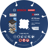 Bosch EXPERT Metal Diamond Cutting Disc X-LOCK 115 mm.