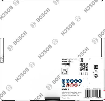 Bosch Multi Material turbo Diamond Cutting Disc packaging.