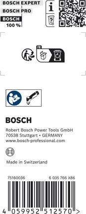 Bosch Easy Curv Sander 12 sanding pad packaging.