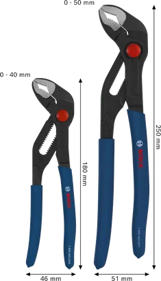 Water Pump Pliers Set, 2 pcs
