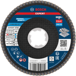 Bosch EXPERT X782 flap disc 115mm G80 with X-LOCK.
