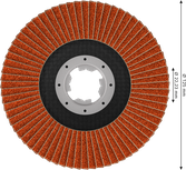Bosch EXPERT X782 flap disc angled 125 mm G40 X-Lock.