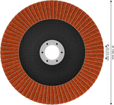 Bosch EXPERT X782 Flap Disc angled 150mm G80.