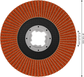 Bosch EXPERT X782 Flap Disc 125 mm angled X-LOCK.